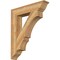 Ekena Millwork Balboa Traditional Rough Sawn Bracket, Western Red Cedar, 6"W x 32"D x 38"H BKT06X32X38BOA01RWR - alternate 1